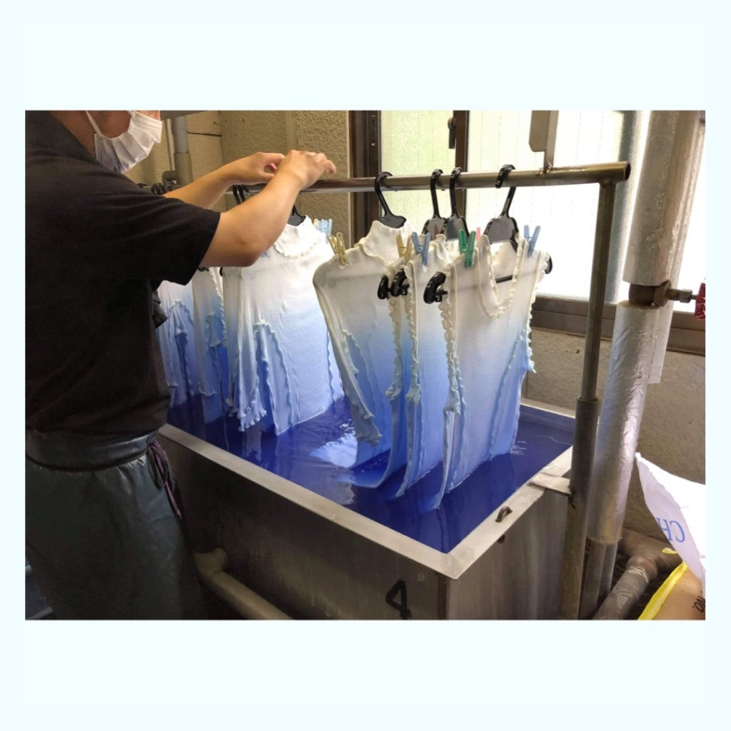 Tie-Dye Half sleeve Cut-saw
