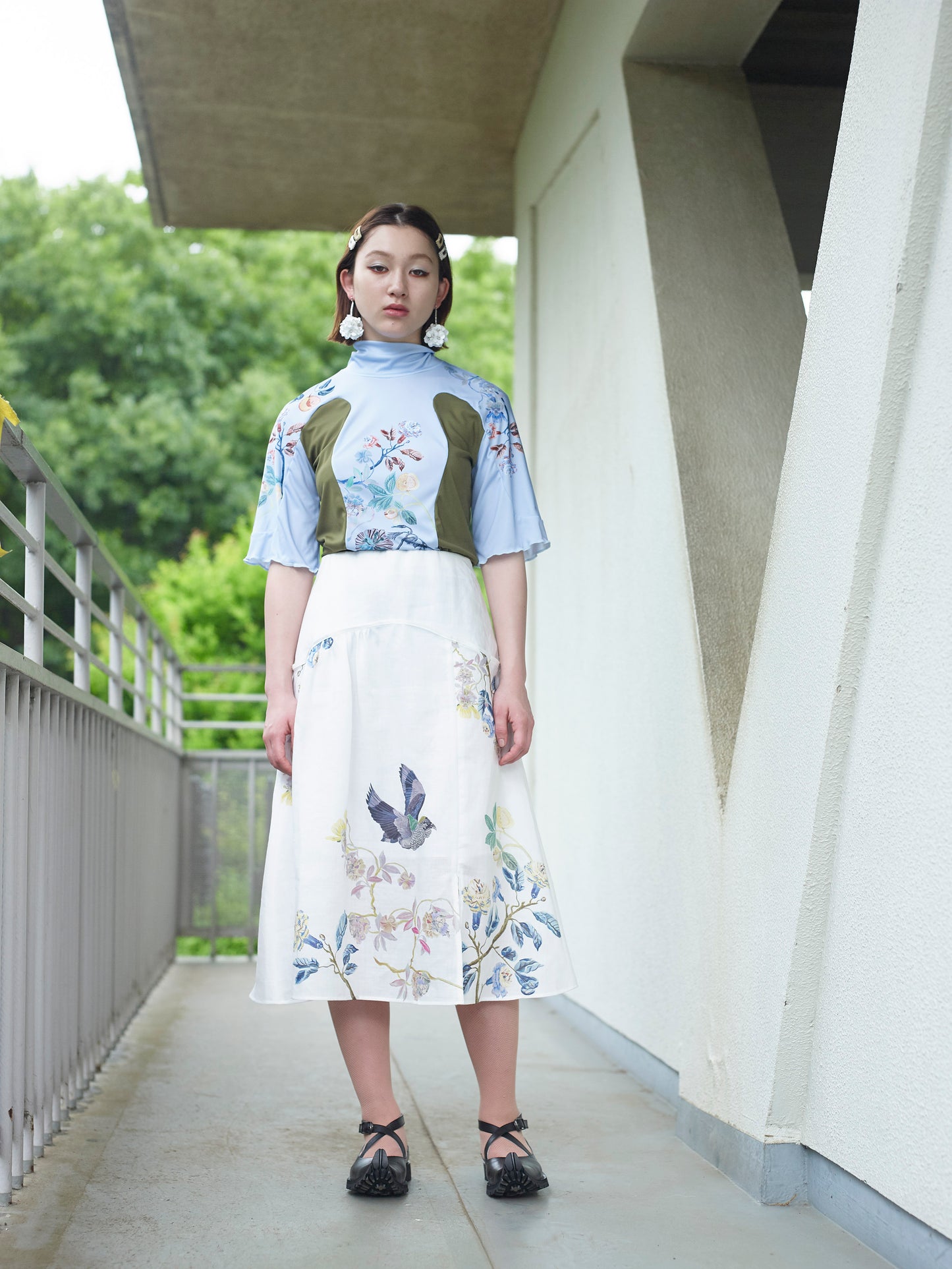 Garden of Eden Half sleeve Top