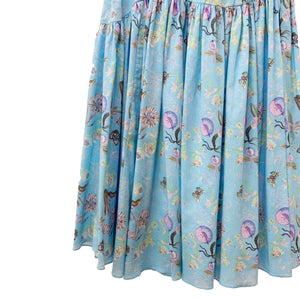 Rikka Floral Tuck Gather Skirt