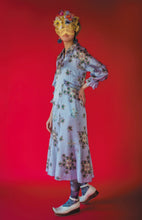画像をギャラリービューアに読み込む, KeikoNishiyama_FloatingFlowerCrestPrint_Dress
